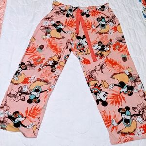 Mickey & Minnie Mouse Capri Sleep Pants